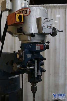 Cleveland #K2, vertical ram type mil, 9" x42" table, 3 HP, one shot lube, 1996, #73103 - Image 6