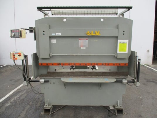 65 Ton, LVD #65-JS-06, CNC hydraulic press brake, 6' overall, 1990 - Image 1