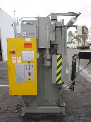 65 Ton, LVD #65-JS-06, CNC hydraulic press brake, 6' overall, 1990 - Image 3