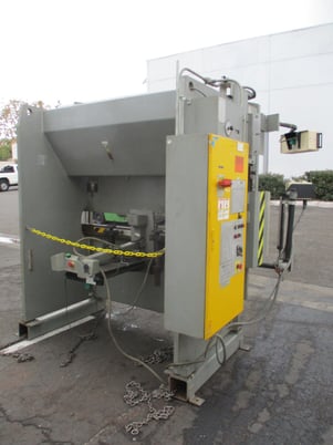 65 Ton, LVD #65-JS-06, CNC hydraulic press brake, 6' overall, 1990 - Image 7