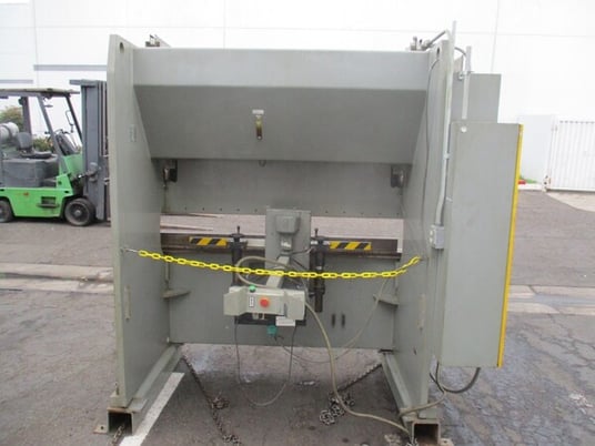 65 Ton, LVD #65-JS-06, CNC hydraulic press brake, 6' overall, 1990 - Image 8