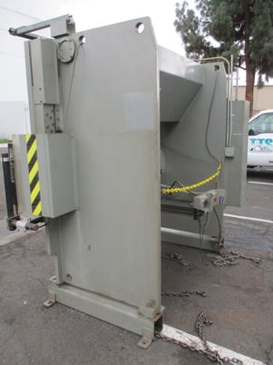 65 Ton, LVD #65-JS-06, CNC hydraulic press brake, 6' overall, 1990 - Image 9