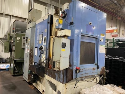 Mitsubishi #SE25A, CNC gear shaper, 10" dia. capacity, Fanuc 21iMB pendant Control, 2008 - Image 4