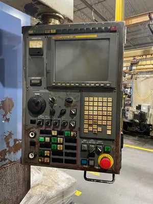 Mitsubishi #SE25A, CNC gear shaper, 10" dia. capacity, Fanuc 21iMB pendant Control, 2008 - Image 5