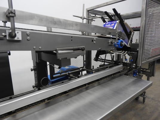 Langen #B1, semi-automatic, horizontal, continuous motion, hot melt glue cartoner, rated from 20-60 - Image 2