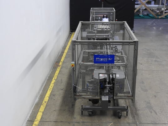 Langen #B1, semi-automatic, horizontal, continuous motion, hot melt glue cartoner, rated from 20-60 - Image 4