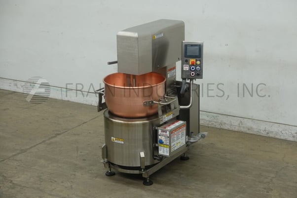 Savage Brothers #S-217, Natural gas fired copper kettle cooker & mixer, mounted on heavy duty base frame - Image 1