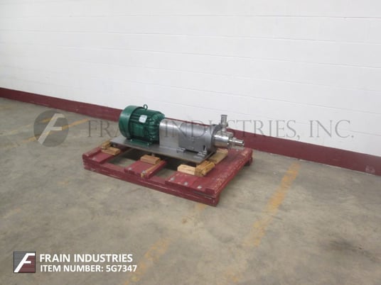 1-30 GPM @ 150 psi, Waukesha #SP4, Stainless Steel, high shear, positive displacement pump and emulsifier - Image 1