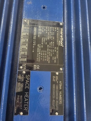 1000 HP 1800 RPM Marathon, Frame 6805L, DPFV, new, 460 Volts - Image 2