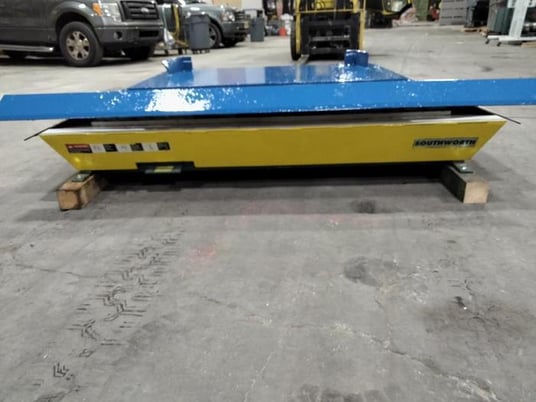 4000 lb. Southworth, scissor lift table - Image 1