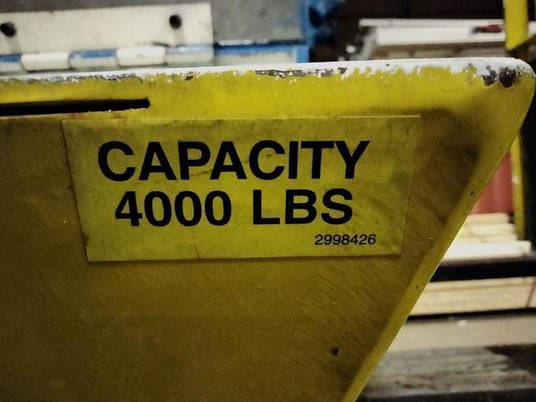 4000 lb. Southworth, scissor lift table - Image 2