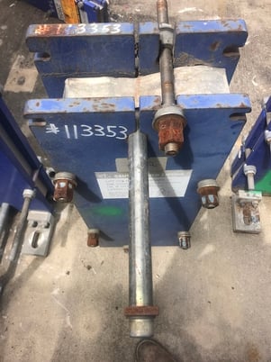 30 sq.ft., Alfa-Laval, Vertical Plate Exchanger, 150 psi, 300&deg;F, 2015, #113353 - Image 5