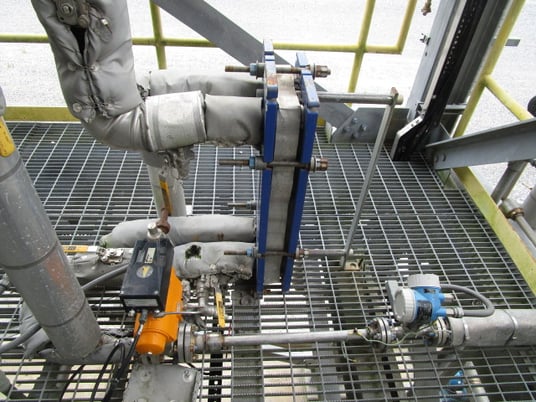 30 sq.ft., Alfa-Laval, Vertical Plate Exchanger, 150 psi, 300&deg;F, 2015, #113353 - Image 8
