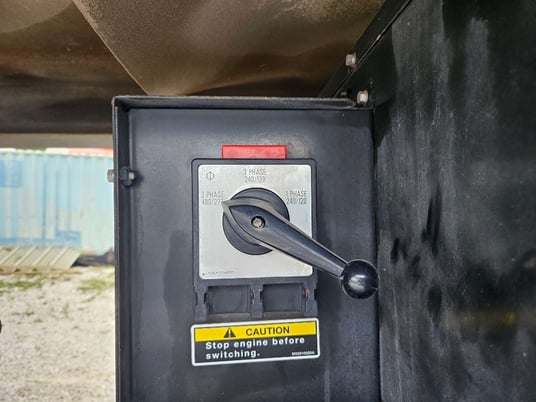 62 KW Multiquip #DCA70SSIU4F, trailer mounted diesel generator, sound attenuated enclosure, Tier 4F, 2018 - Image 4