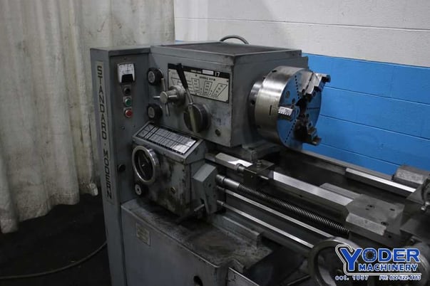 18" x 60" Standard Modern #17-60 Series 4000, engine lathe, 10-1/2" swing over cross slide, 12" chk, #76247 - Image 2