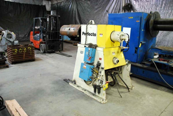 20000 lb. Perfecto #RS-206030, single uncoiler, 30" width, 60" outside dimensions, 20"-24" ID, 3-arm - Image 4