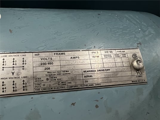 16" x 29" Nelmor #G16295PL, granulator, 40 HP - Image 8