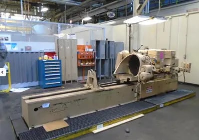 Fellows #Z, horizontal gear shaper, 5" stroke, extended bed for long shafts, lrg hole in work spindle - Image 3