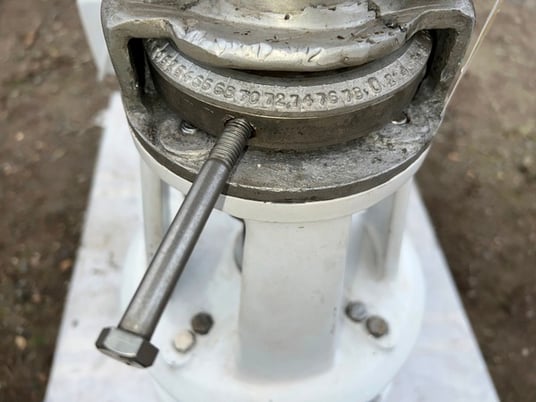Gillford Eppenbach #VT7, colloid mill, w/10" dia x 12" deep jacketed conical hopper - Image 8