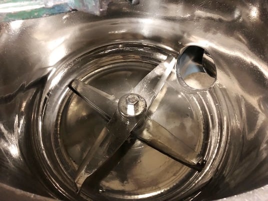 500 liter Henschel high intensity mixer including motor, 2 tier blade design - Image 5