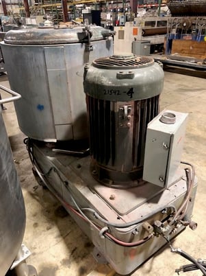500 liter Henschel high intensity mixer including motor, 2 tier blade design - Image 6