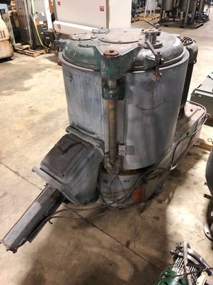500 liter Henschel high intensity mixer including motor, 2 tier blade design - Image 7