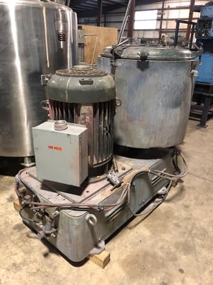 500 liter Henschel high intensity mixer including motor, 2 tier blade design - Image 8