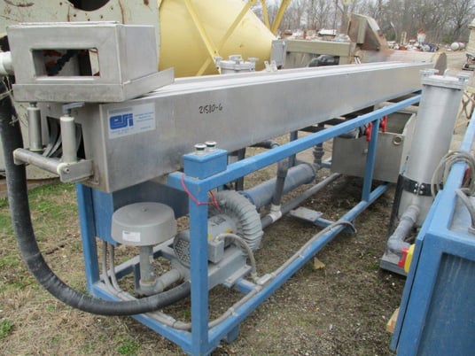 Automated Downstream Equipment Stainless Steel spray cooling tank, 15' length, 11" x11" cross section - Image 1