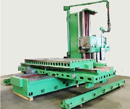 6" Giddings & Lewis #65-H6-T, horizontal boring mill, 60" x120" table, #50 taper, 108" cross, 144" saddle - Image 1