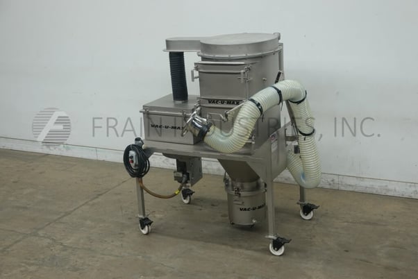 1500 cfm Vac-U-Max, cartridge style dust collector, 30" diameter, 56" deep, 36" straight wall, 13 sq.ft. - Image 1