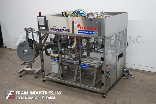 Servo driven straw applicator, Ixapack Global, (8) head glue applicator, (8) head robotic pic and place and - Image 5