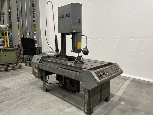 18" x 22" Marvel #Series-8-Mark-II, tilt frame vertical band saw, 14' 6" x1" blade, #16240 - Image 1