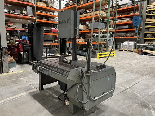 18" x 22" Marvel #Series-8-Mark-II, tilt frame vertical band saw, 14' 6" x1" blade, #16240 - Image 5