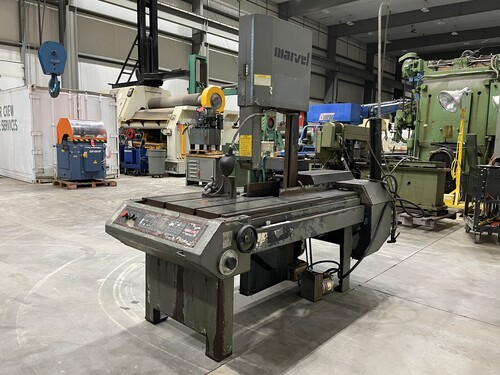 18" x 22" Marvel #Series-8-Mark-II, tilt frame vertical band saw, 14' 6" x1" blade, #16240 - Image 6