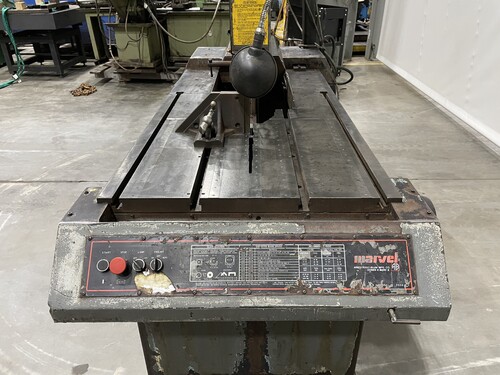 18" x 22" Marvel #Series-8-Mark-II, tilt frame vertical band saw, 14' 6" x1" blade, #16240 - Image 7