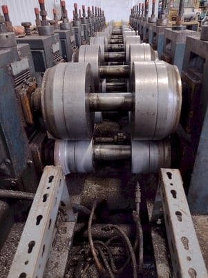 12 Stand, Ardcor / Roll Craft #F-10, adjust width stud rollformer, 5.25" roll space, 2000 - Image 3