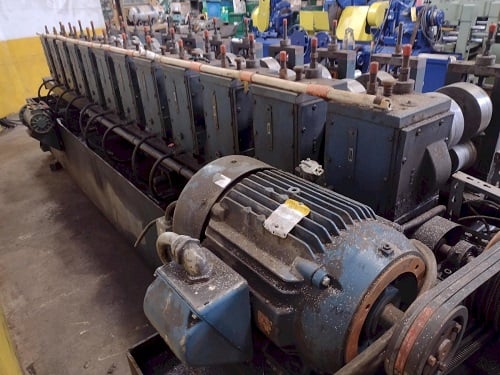 12 Stand, Ardcor / Roll Craft #F-10, adjust width stud rollformer, 5.25" roll space, 2000 - Image 9