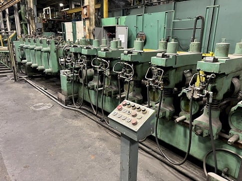 Meeco #12-12-TPVC, SIZE hd3, 12 roll 2 plane rotary bar straightener, 180 FPM - Image 7