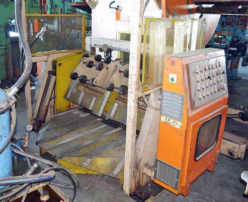 Threading table, Sesco, 60" width x .100" pneumatic pit threading table - Image 1