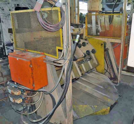 Threading table, Sesco, 60" width x .100" pneumatic pit threading table - Image 3