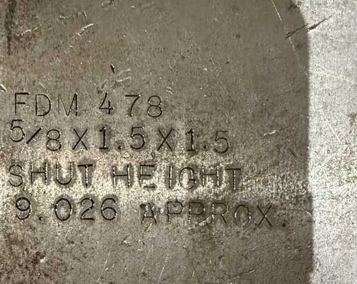 Oak #FDM-717, Fin Die, 6 rows, 0.625" x 1.5" x 1.5", 1979 - Image 4