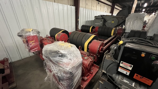 120 Ton, Ransome #EPRR/EIRR, set of tank or vessel turning rolls, rubber wheel, 240000 lb. - Image 2