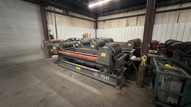 120 Ton, Preston-Eastin #TDRA-120HD, tank & vessel turning roll sets w/extended frame - Image 2
