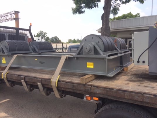 120 Ton, Preston-Eastin #TDRA-120HD, tank & vessel turning roll sets w/extended frame - Image 4
