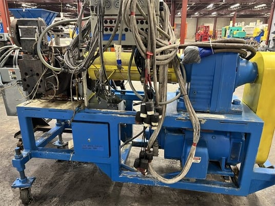 Maag #EX110/110-BF, thermoplastics melt pump, 800-2000 lbs/hr, 40 HP GE DC motor, 1750/2100 RPM - Image 6