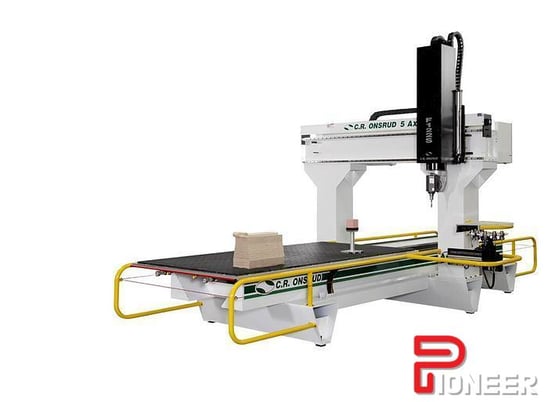 Onsrud #F62S, CNC router, 5-Axis, 60" x 60" table, 62" X, 80" Y, 29-41" Z, 12 HP, 24000 RPM, 12 side mount - Image 1
