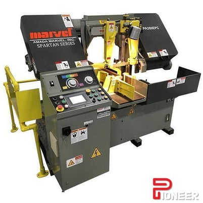 12" x 10.25" Marvel #PA260 EPC, horizontal band saw, 1-1/4" x 12'11" blade - Image 1