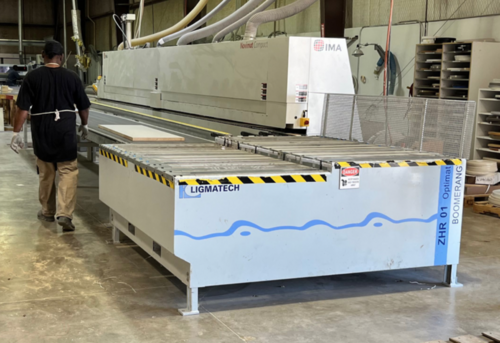 Ligmatech #ZHR-01, Return Conveyor, Ligmatech Case Clamp, 2012 - Image 1