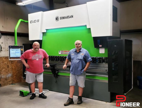 150 Ton, Ermaksan #EVO-II, 10' overall, 102" between housing, 10.8" stroke, 16" throat, 6-Axis, Delem DA-69T - Image 2