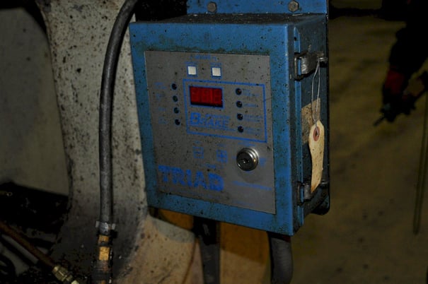 40 Ton, Rousselle #4F, OBI press, 4" stroke, 11" Shut Height, 3" ram adj., 105 SPM,air clutch, #14208J - Image 5